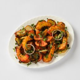 Shaslick with King Prawns (6pcs)